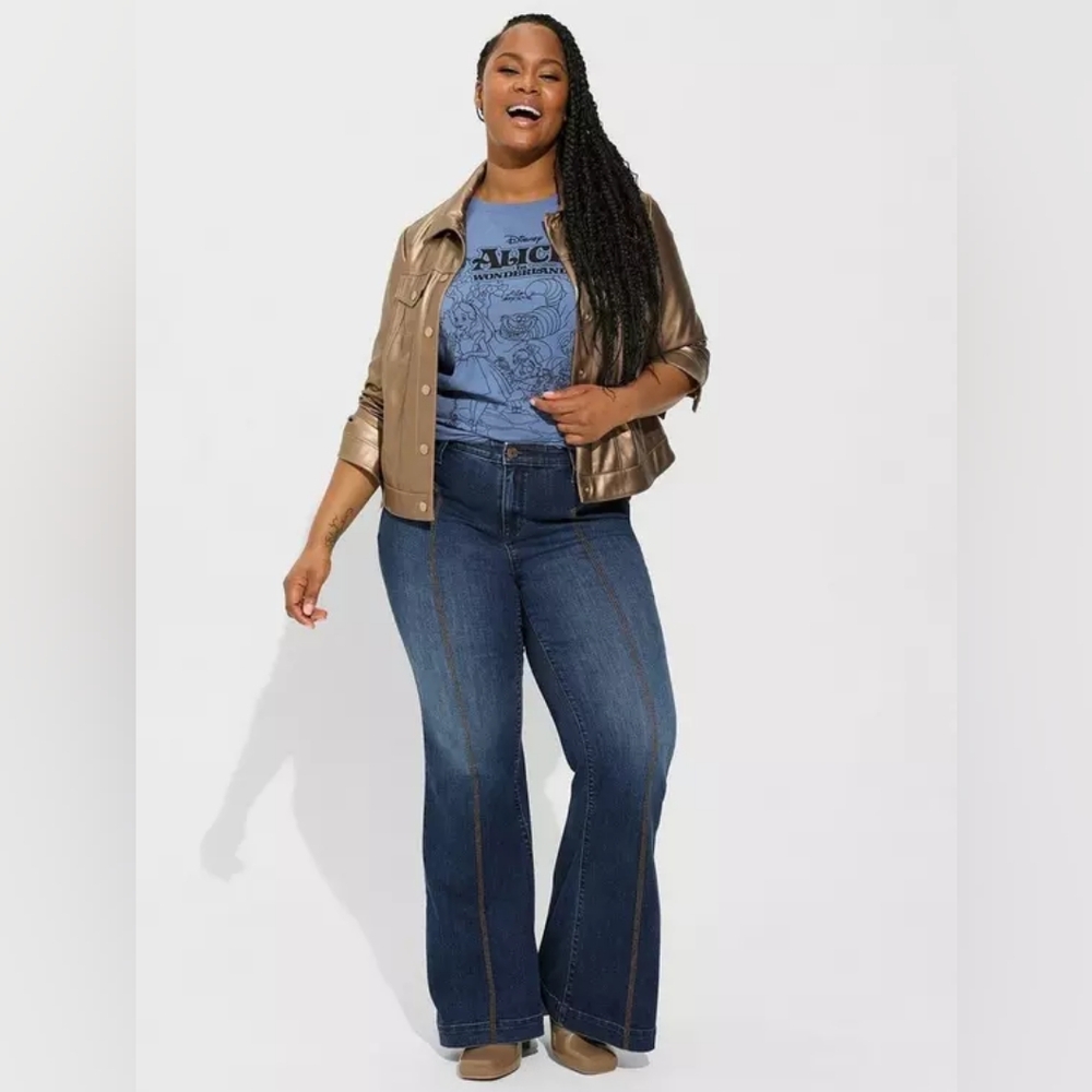 Torrid Sky High Flare Super Soft Jean 30T